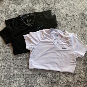 Two Nike dry fit shirts (xs)